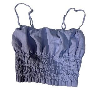 Abercrombie & Fitch Lavender Ruched Top